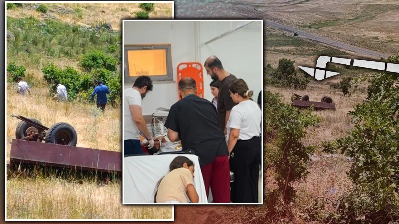 Muş'ta pikniğe giden aile faciadan döndü! Traktör römorktan ayrıldı! 12’si çocuk 23 yaralı, 1 ölü