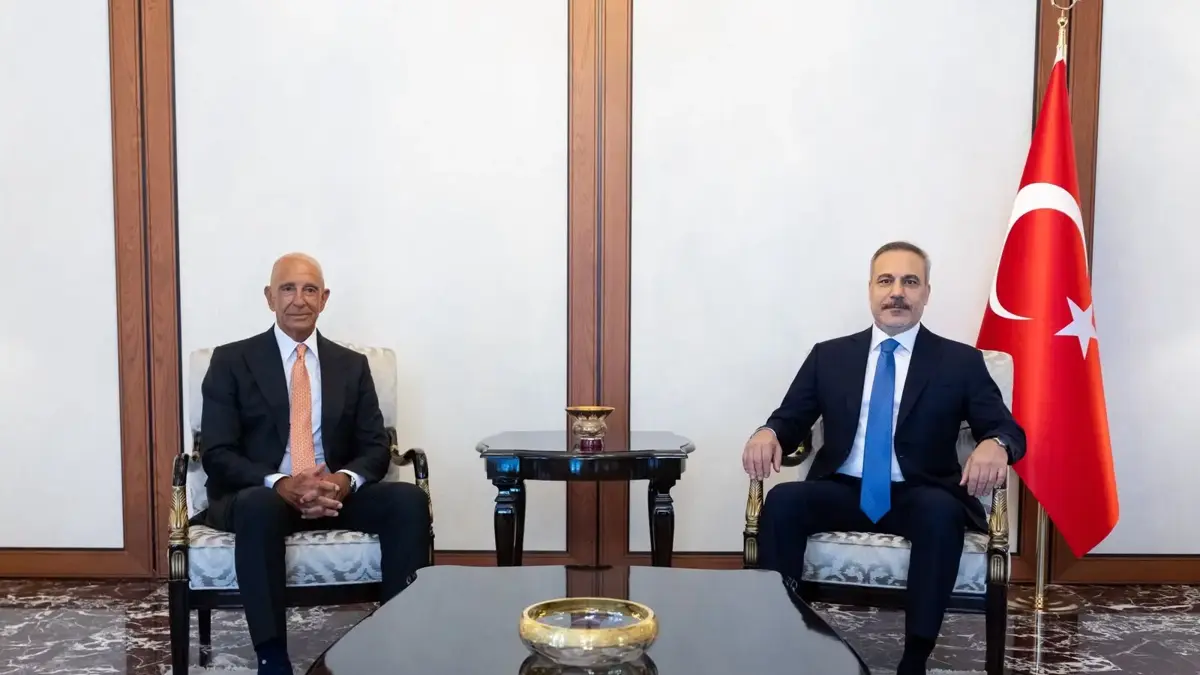 Hakan Fidan, ABD Büyükelçisi Tom Barrack'ı kabul etti