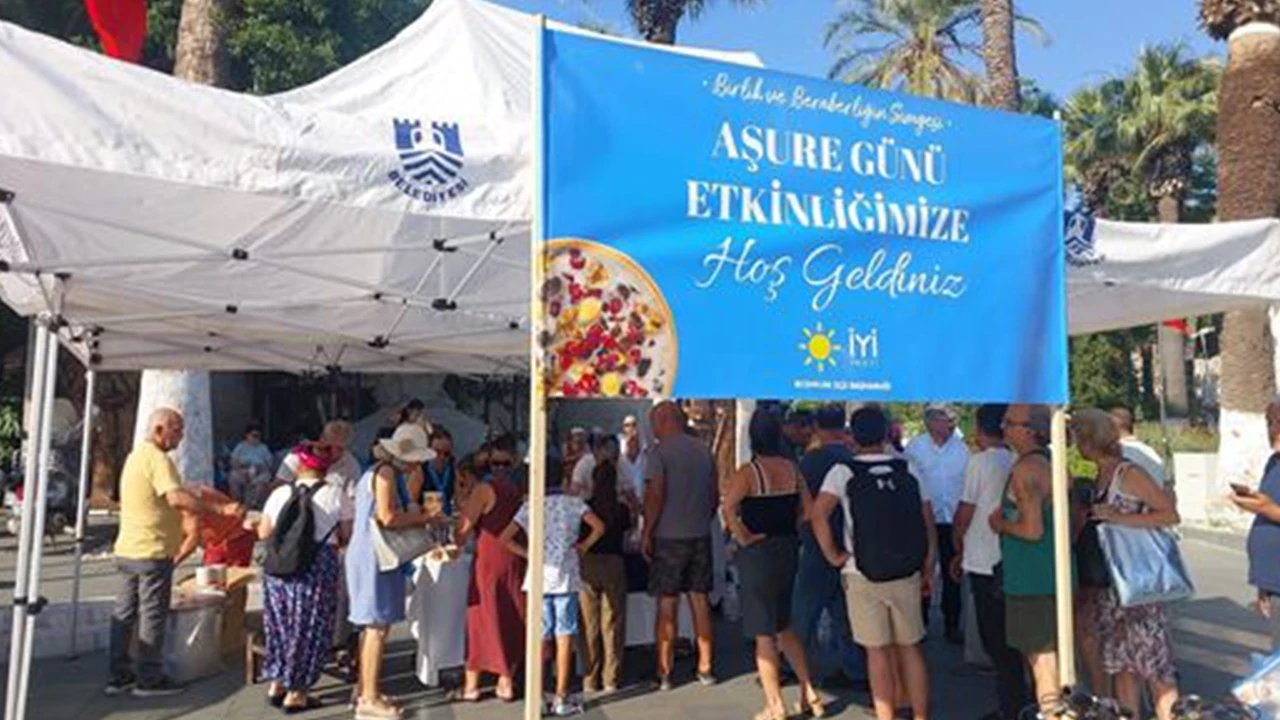 Bodrum'da aşureyle gönüller buluştu