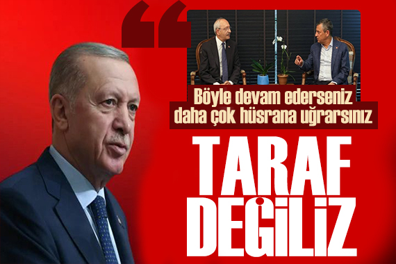 Cumhurbaşkanı Erdoğan: Koltuk savaşının tarafı değiliz