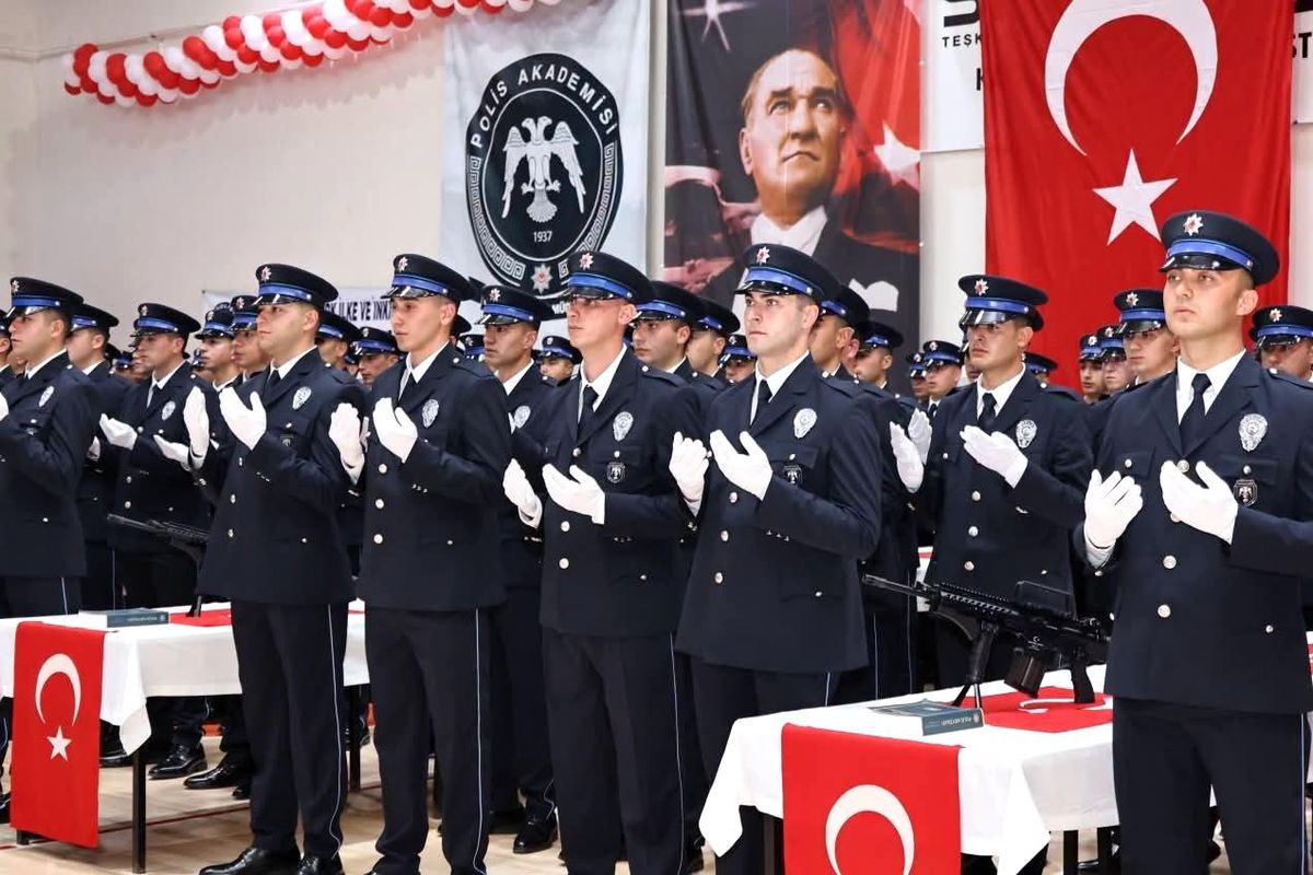 Merzifon POMEM'de 162 polis adayı mezun oldu