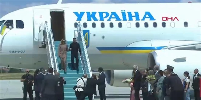 Ukrayna Devlet Başkanı Zelenskiy Ankara'ya geldi