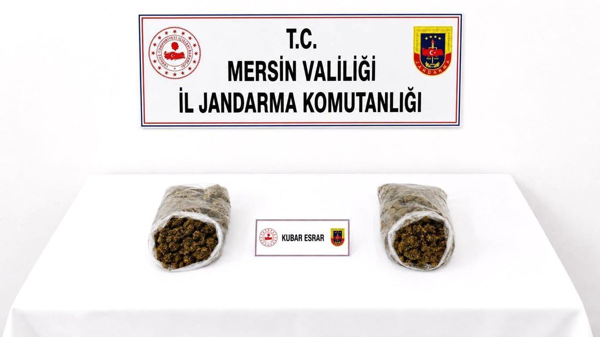 Mersin'de jandarmadan uyuşturucu operasyonu: 2 tutuklama
