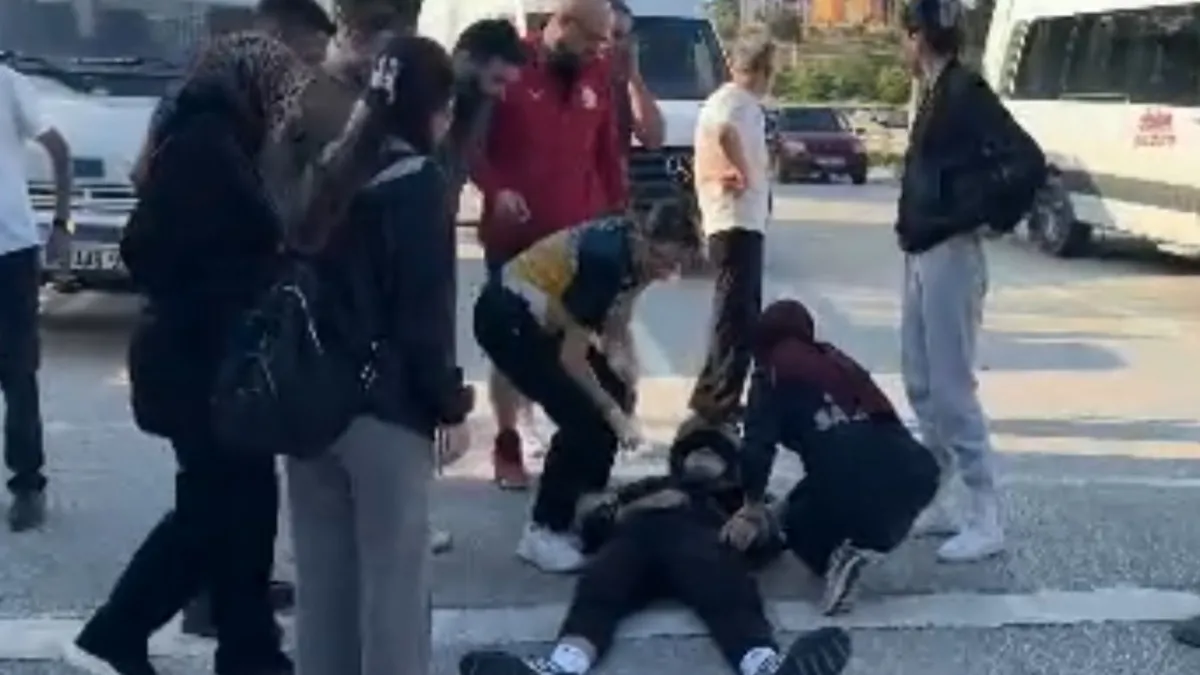 Kontrolden çıkan motosiklet devrildi! 1 yaralı