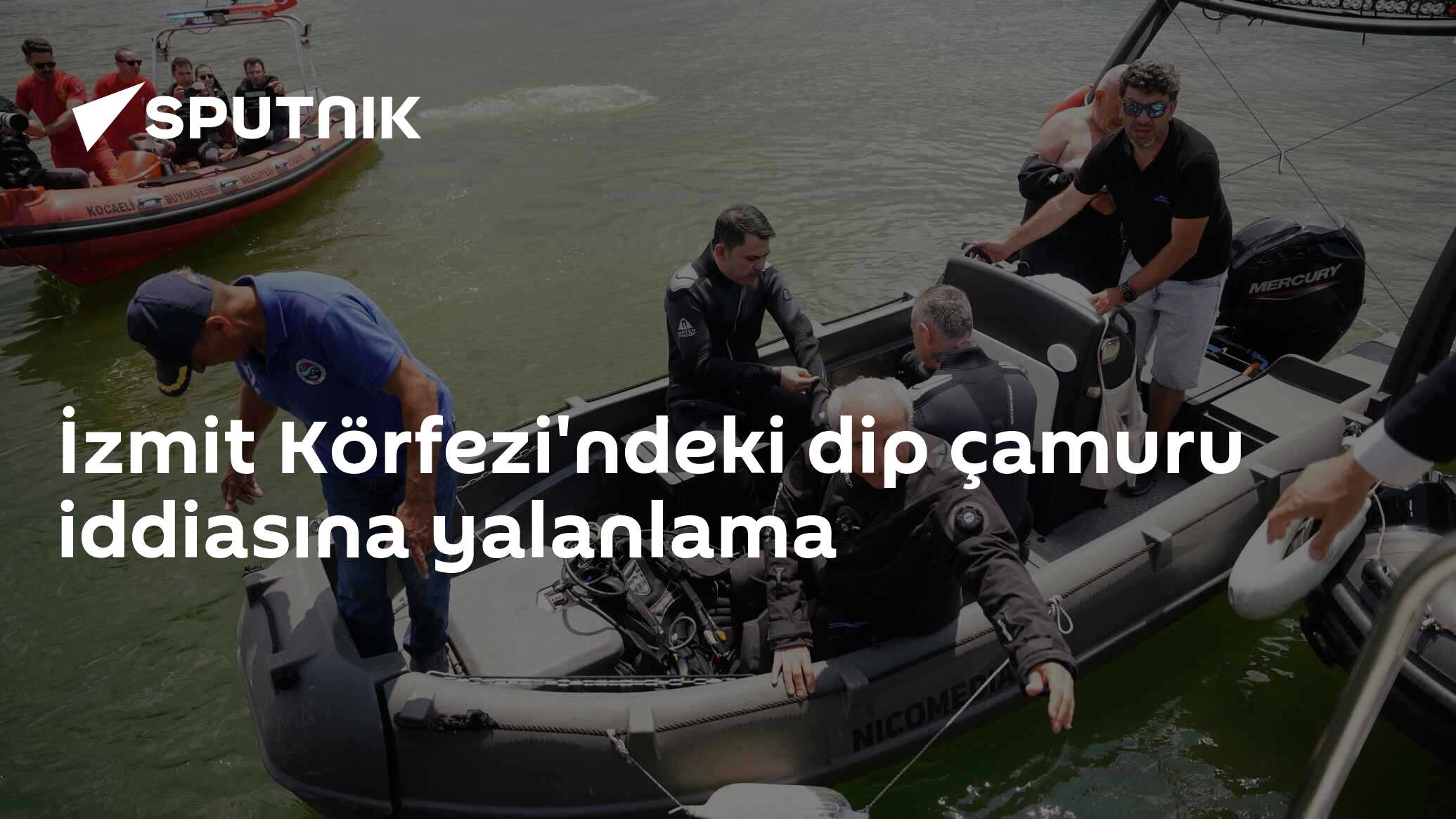 İzmit Körfezi'ndeki dip çamuru iddiasına yalanlama