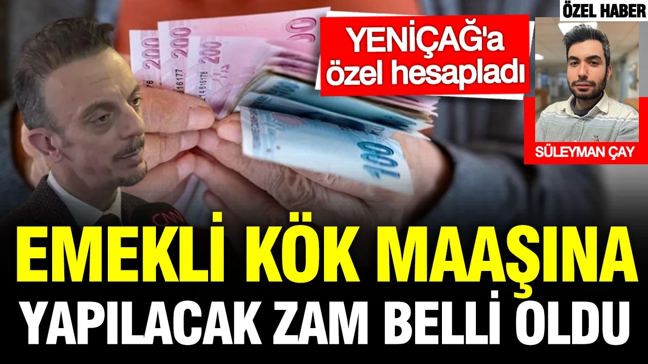 SGK uzmanı Emin Yılmaz emekli kök maaşlarına yapılacak zammı açıkladı