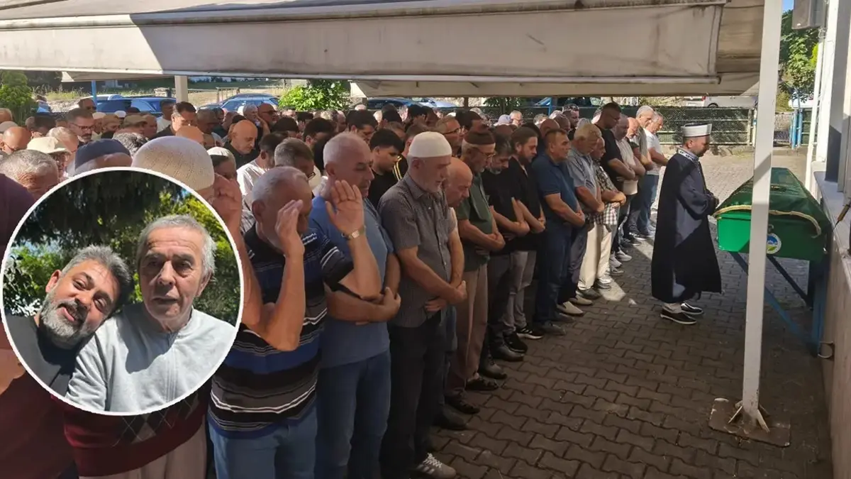 Gazeteci Serkan Fıçıcı'nın babası İdris Fıçıcı son yolculuğuna uğurlandı
