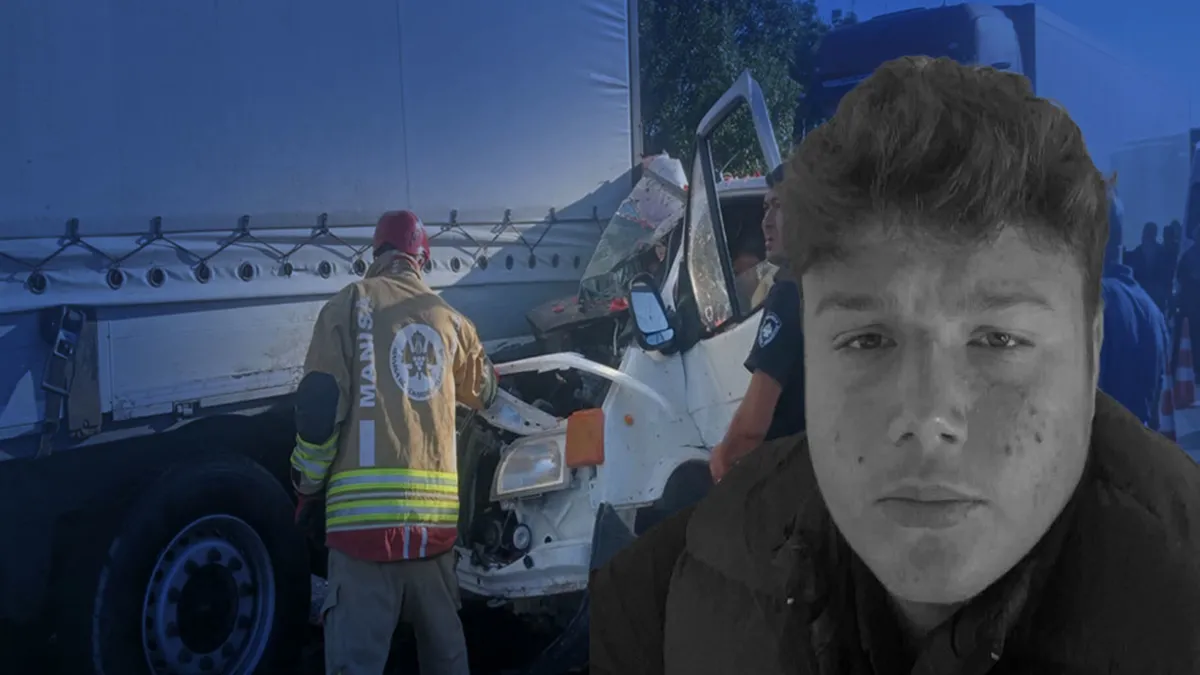 Manisa'da feci kaza: Yaralanan 18 yaşındaki Fatih hayatını kaybetti