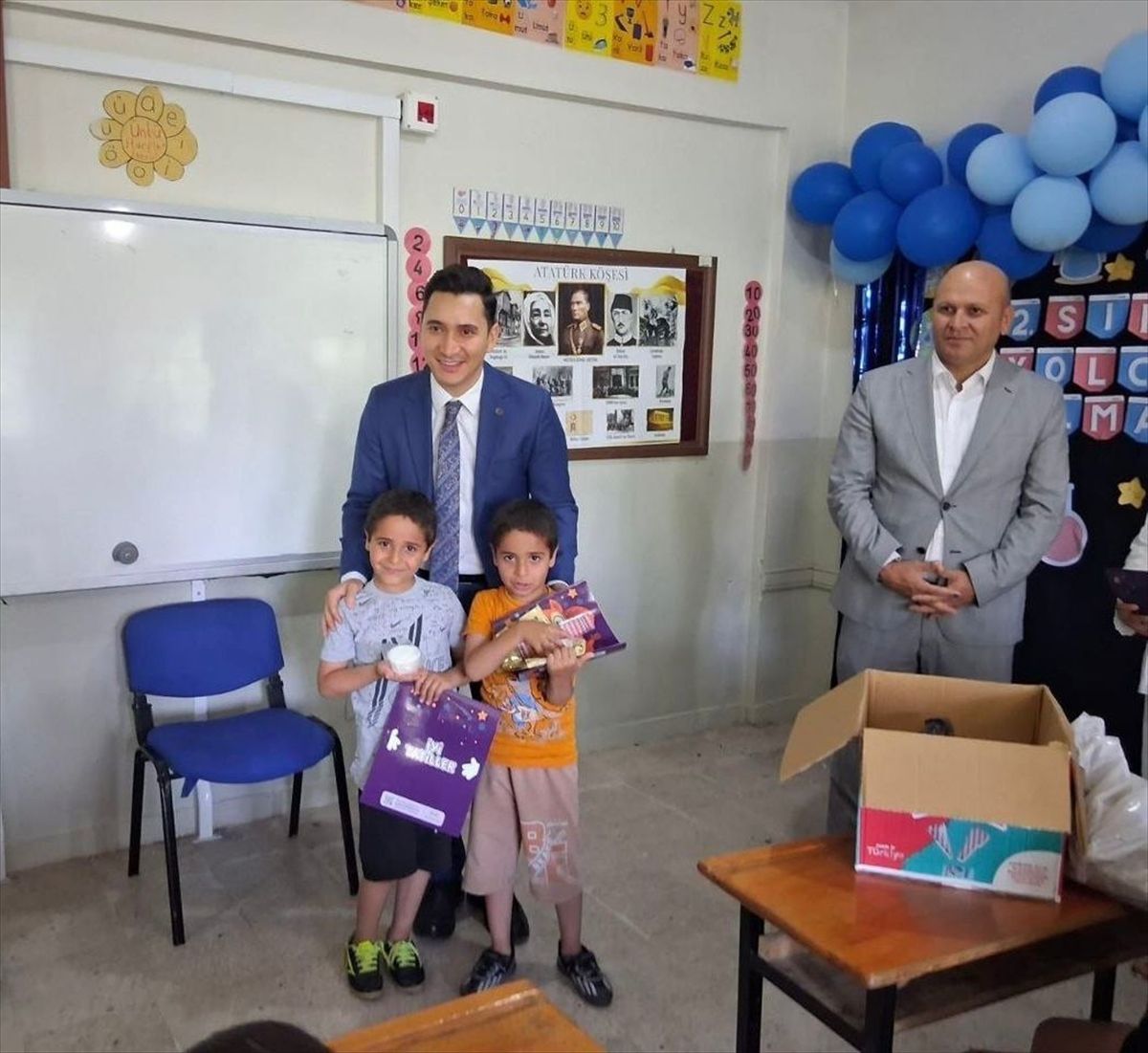 Çermik'te öğrencilere karneleri dağıtıldı
