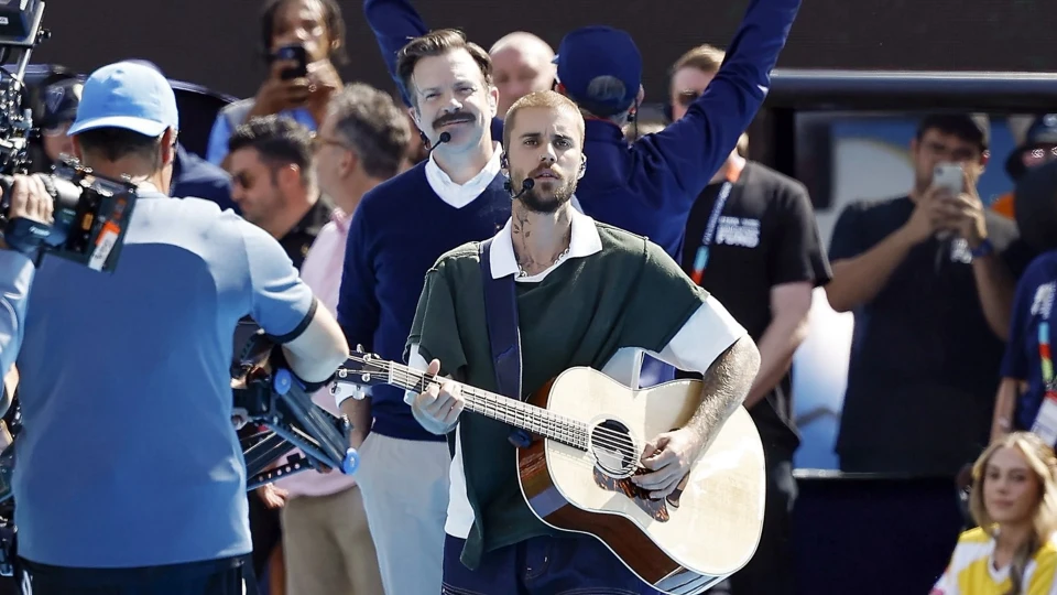 Ted Lasso yıldızı Jason Sudeikis Dünya Kupası finalinde Justin Bieber'a taktik verdi