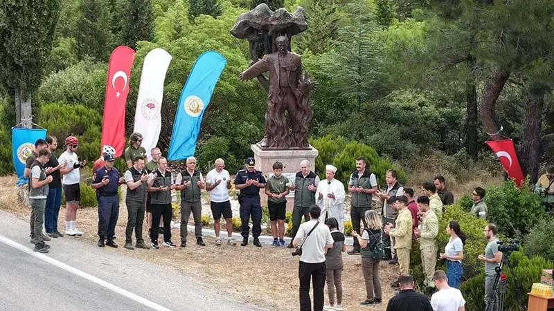 Çanakkale'de orman yangınında şehit olan bölge müdürü törenle anıldı