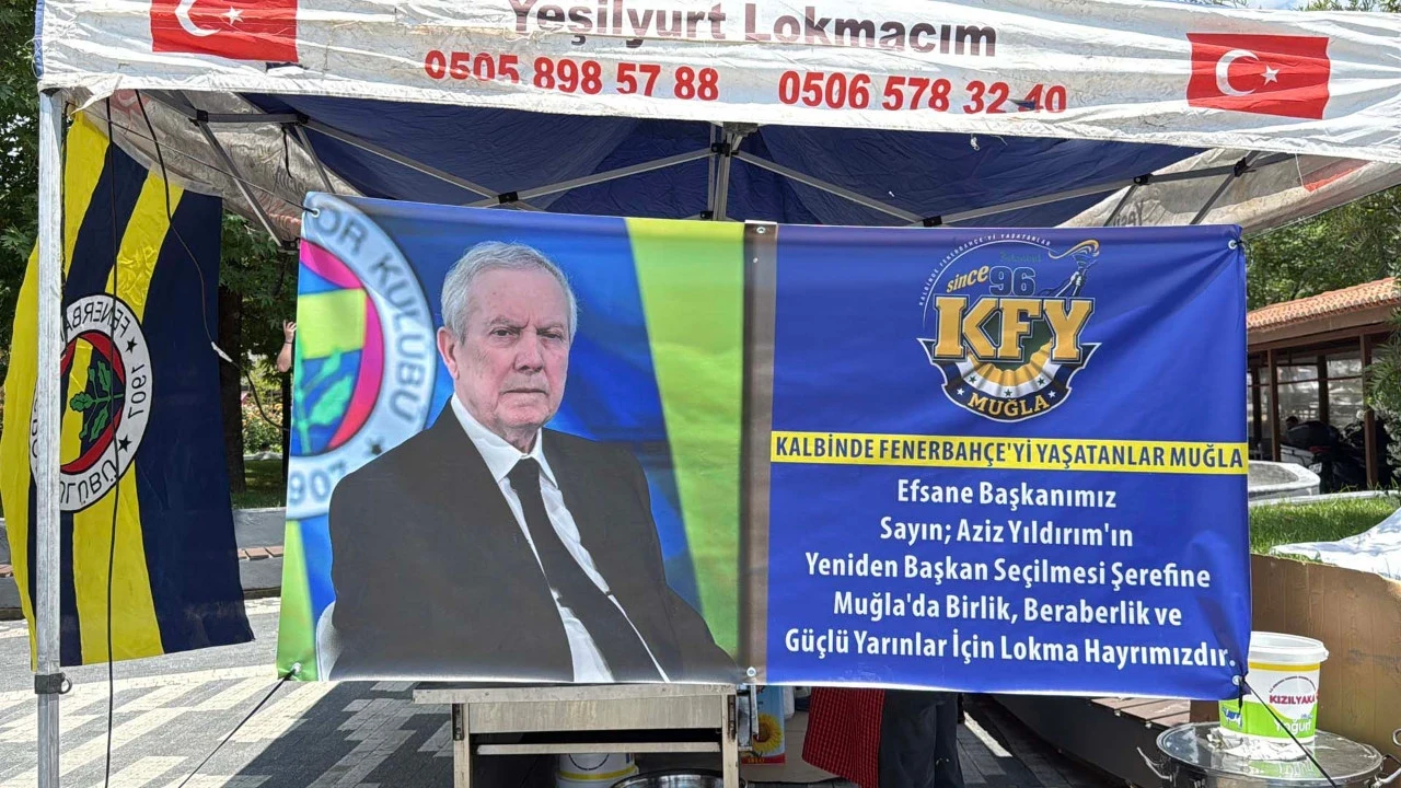 Muğla’da KFY, Aziz Yıldırım için lokma döktürdü