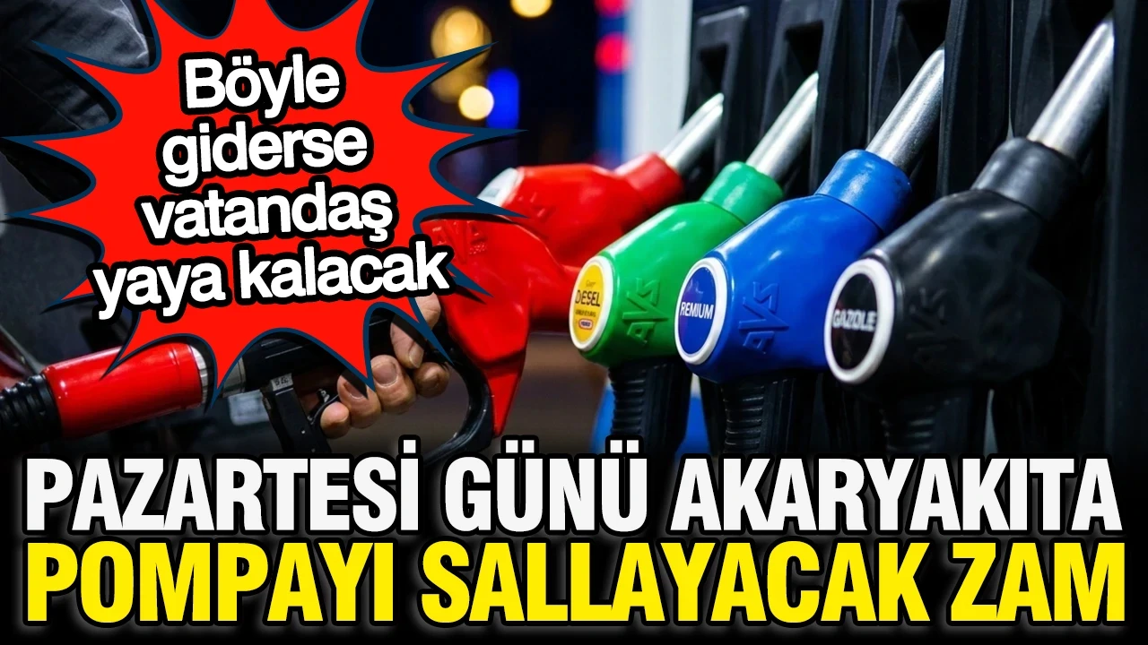 Akaryakıta gelecek zam pompayı sallayacak: 75 lirayı devirecek