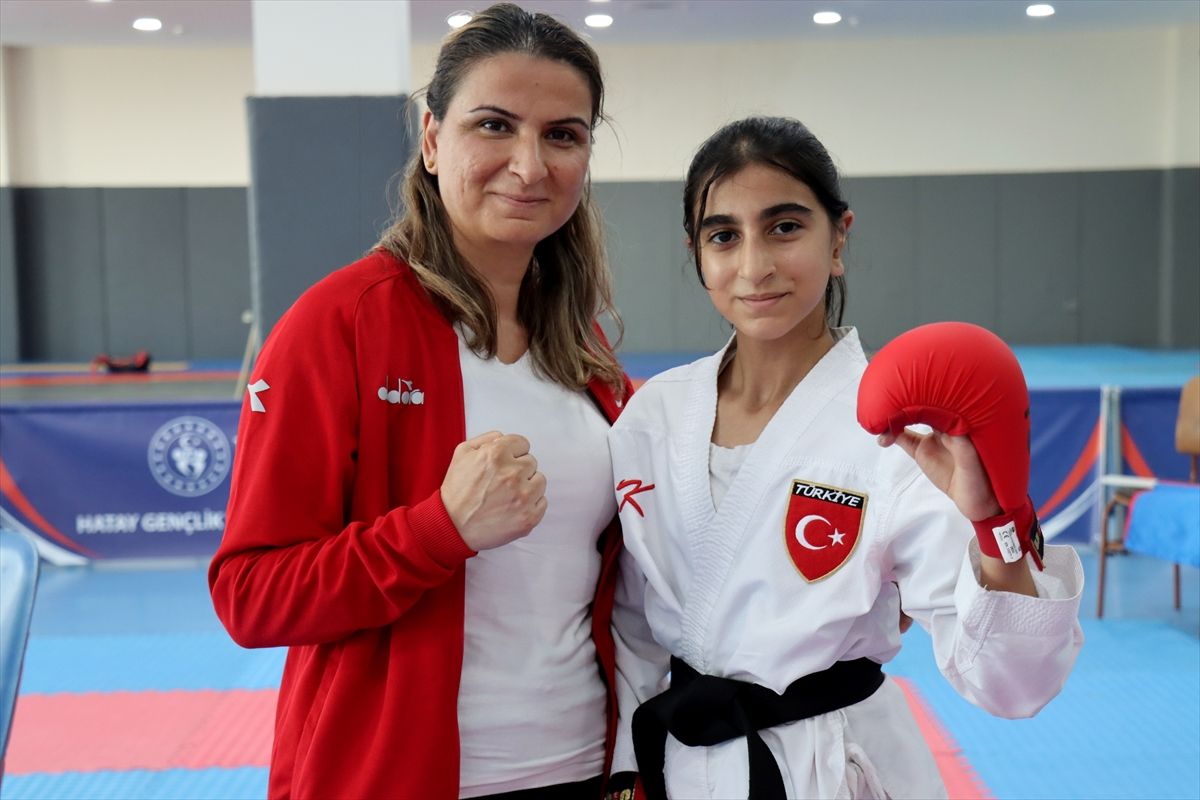Hakem annenin karateci kızı uluslararası başarı peşinde