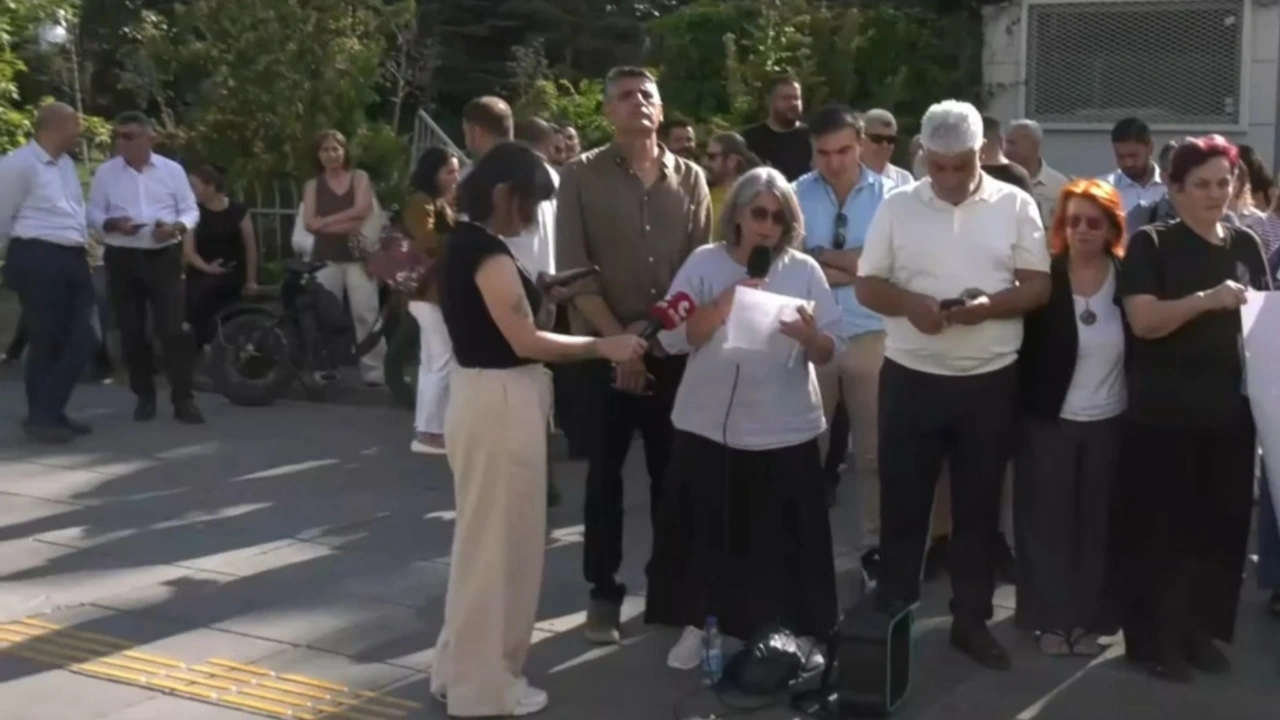 KESK'ten Ankara Adliyesi önünde dikkat çeken çağrı