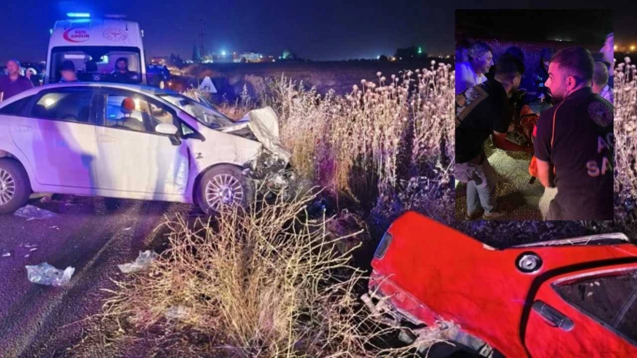 Mardin Kızıltepe'de feci kaza: Araçlar hurdaya döndü, 1 Ölü, 4 yaralı var