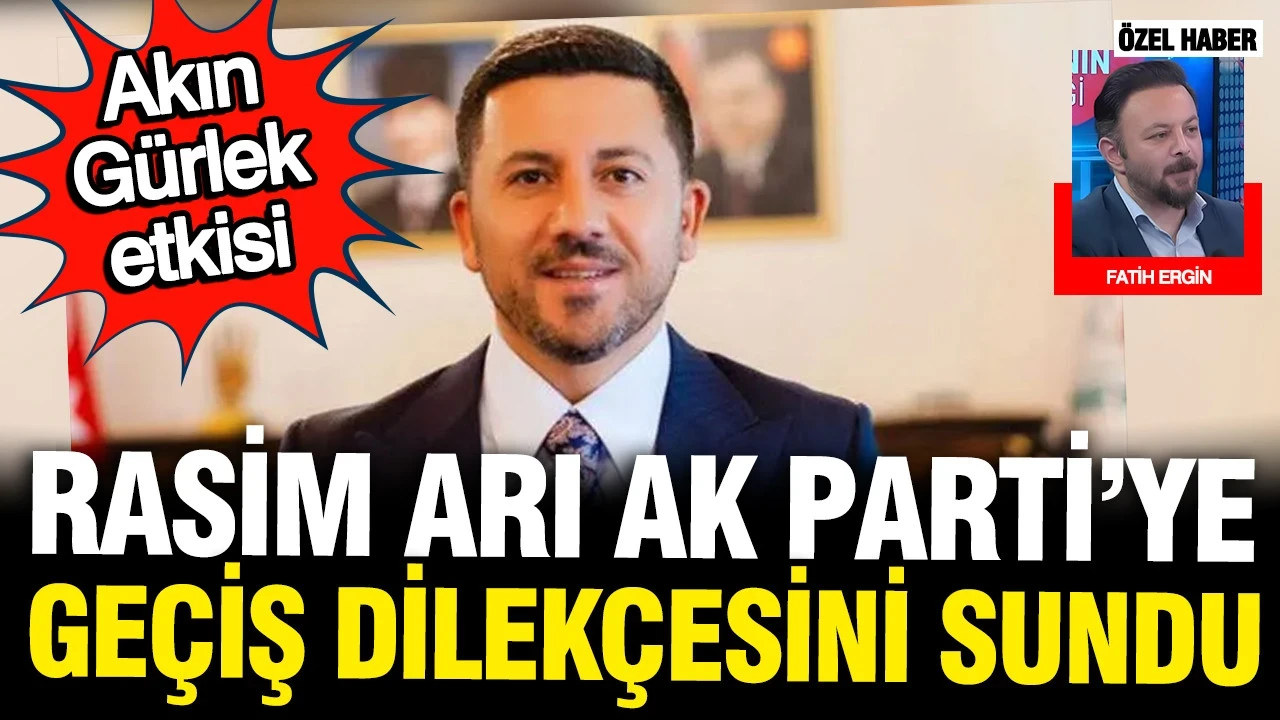Rasim AK Parti'ye geçiş dilekçesini verdi: Akın Gürlek etkisi
