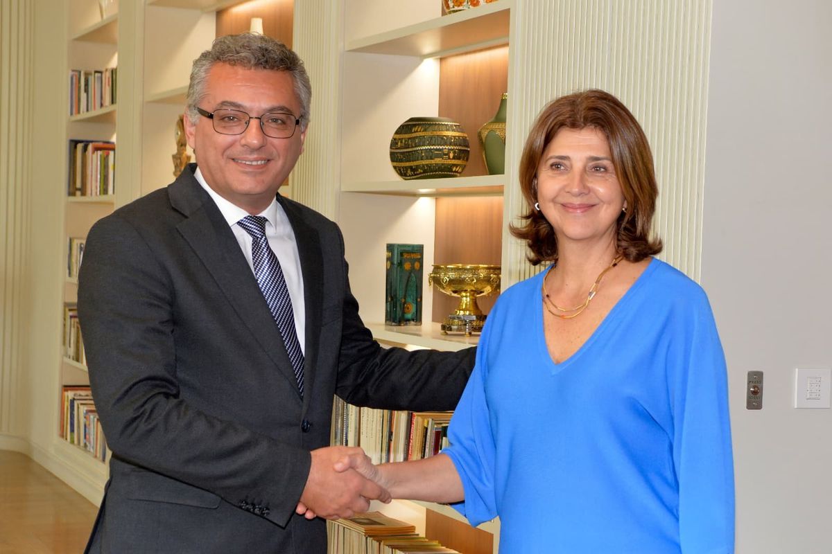 KKTC Cumhurbaşkanı Erhürman, BM Temsilcisi Cuellar'ı kabul etti
