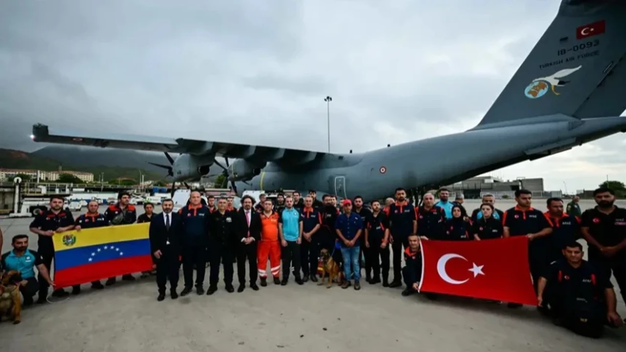 Türk kurtarma ekipleri Venezuela’ya ulaştı!