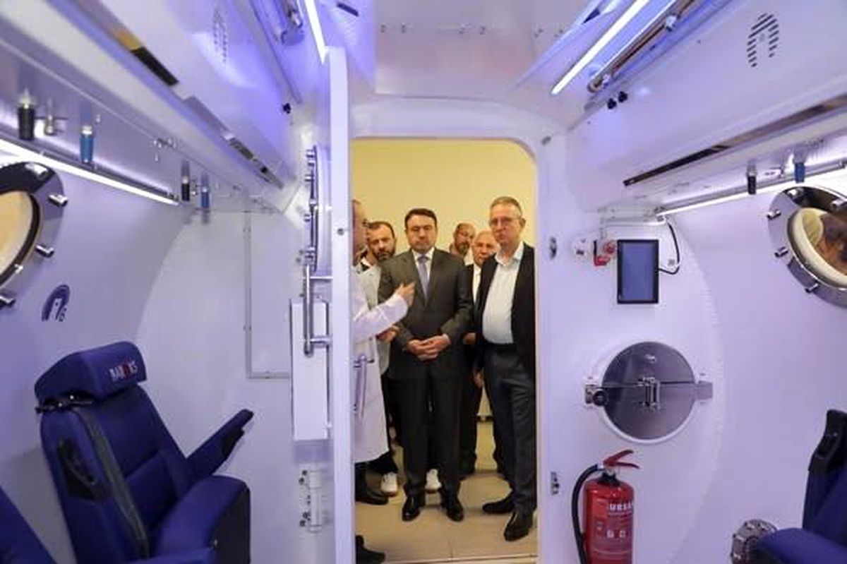 Kütahya'da hiperbarik oksijen tedavisi dönemi başladı