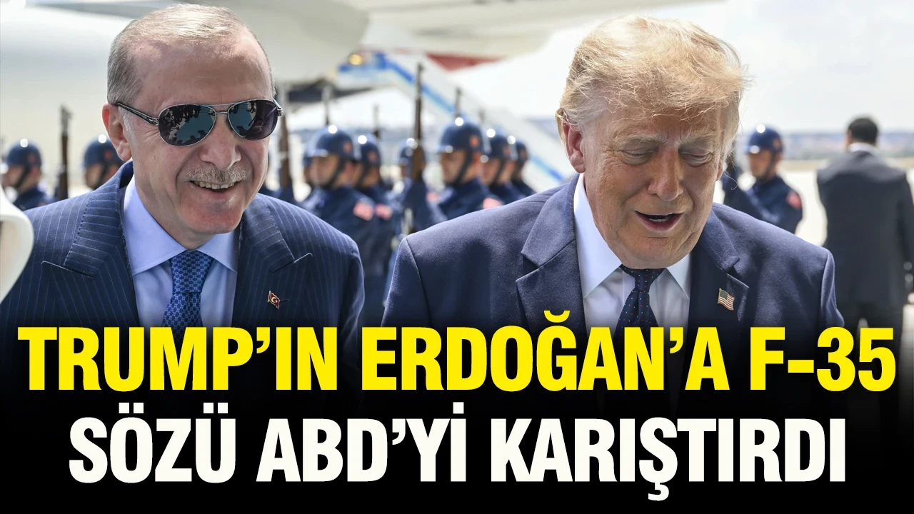 Trump’ın Erdoğan'a F-35 sözü ABD’yi karıştırdı