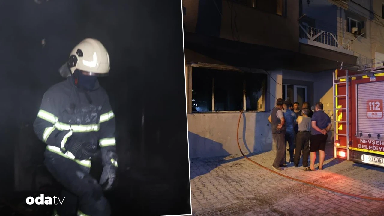 Nevşehir'de Kardeş dehşeti: Ağabeyini bıçakla kovalayıp evi ateşe verdi