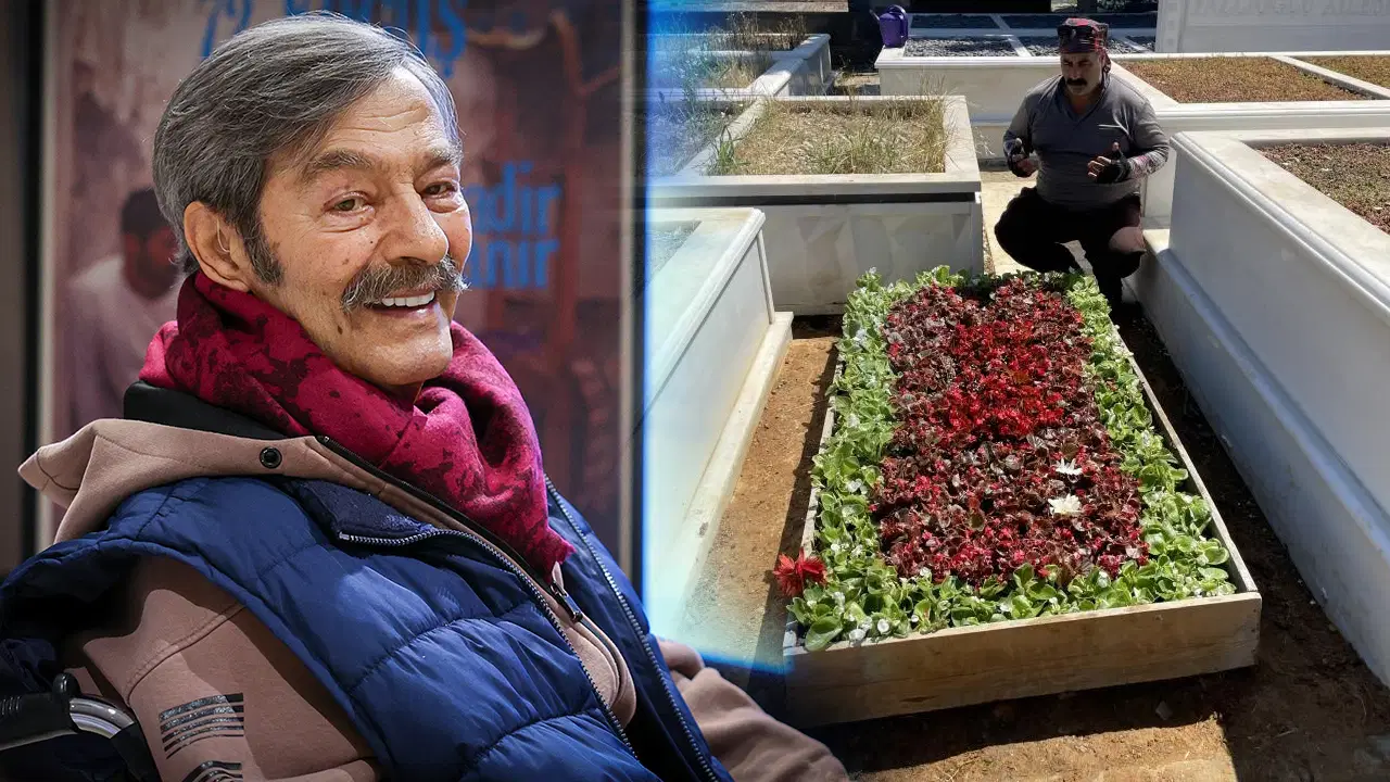 Kadir İnanır'ın kabri çiçeklerle donatıldı: Sevenleri yalnız bırakmadı
