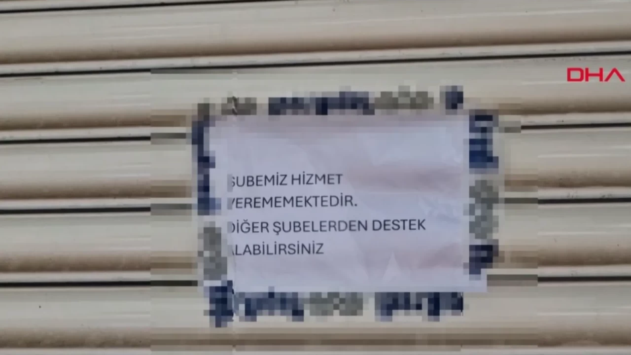 Diyarbakır’da gece yarısı sır saldırı: Banka şubesi kurşunlandı!