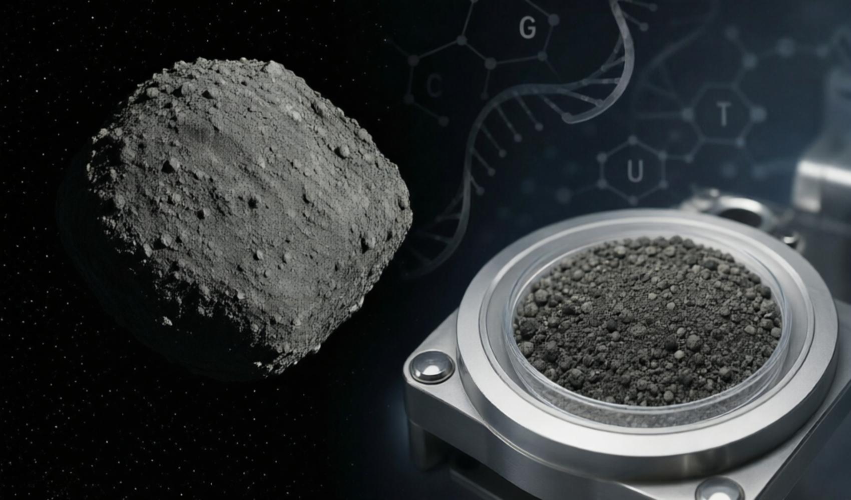 Ryugu asteroidinde DNA ve RNA’nın beş temel ‘harfi’ bulundu: Yaşamın kökeni için yeni ipucu