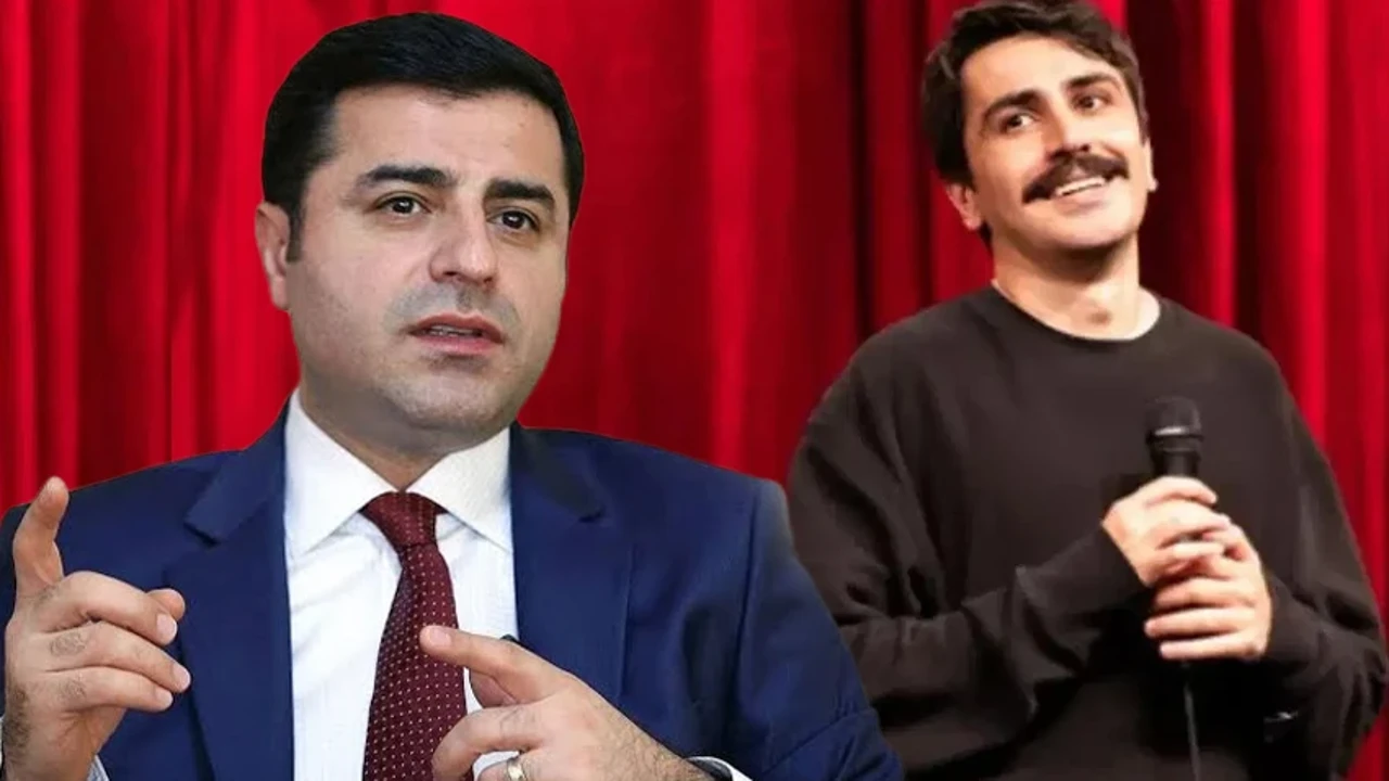 Demirtaş'tan komedyen Deniz Göktaş'a olay mektup! "Bana da giydirmişse tutuklayın..."