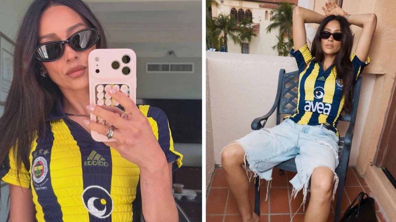 Dünyaca ünlü oyuncu Shay Mitchell, Fenerbahçe formalı pozlarıyla gündem oldu