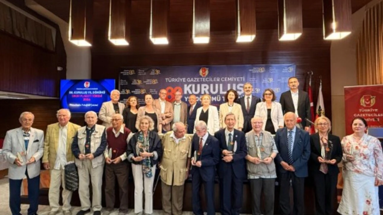 Türkiye Gazeteciler Cemiyeti 80. Kuruluş Yılını kutladı