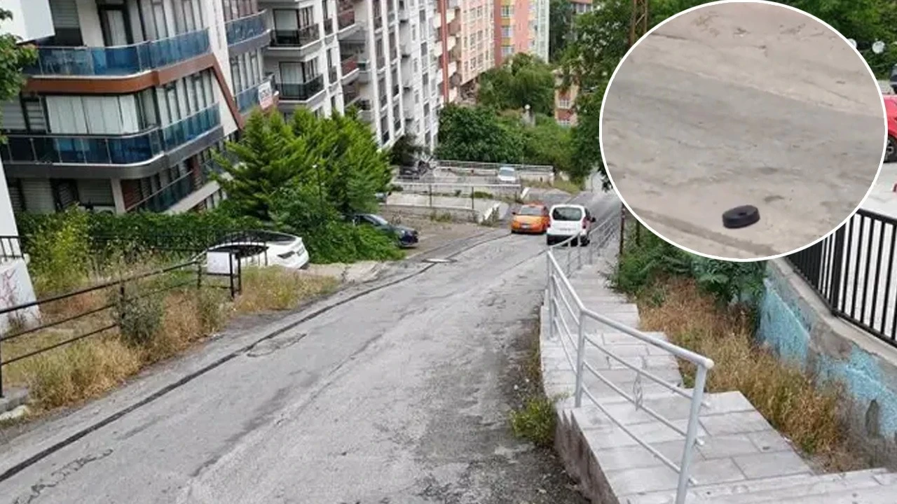 Arabalar yetmedi, robot süpürgeler denedi! Ankara’nın meşhur rampasında ilginç anlar
