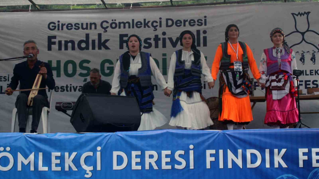 Giresun'da fındık üreticileri hasat öncesi festivalde buluştu