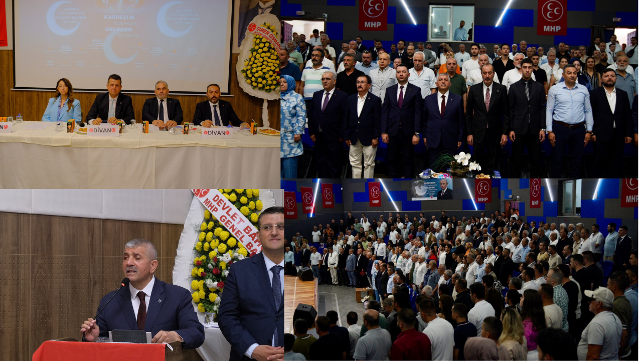 MHP'de İzmir teşkilatlarında kongre heyecanı: Gaziemir ve Buca'da gerçekleştirildi