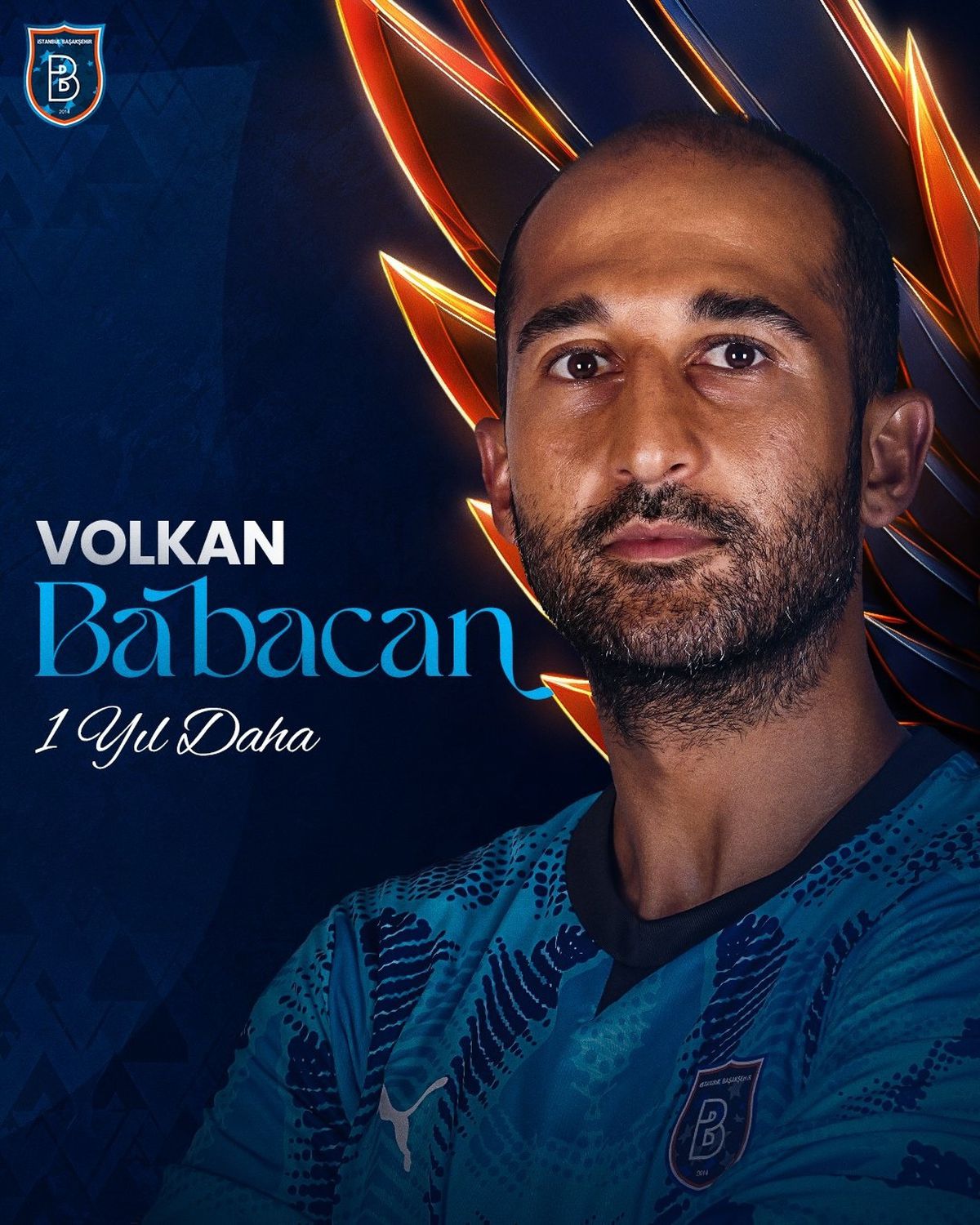 RAMS Başakşehir FK, Volkan Babacan'ın sözleşmesini 1 yıl uzattı