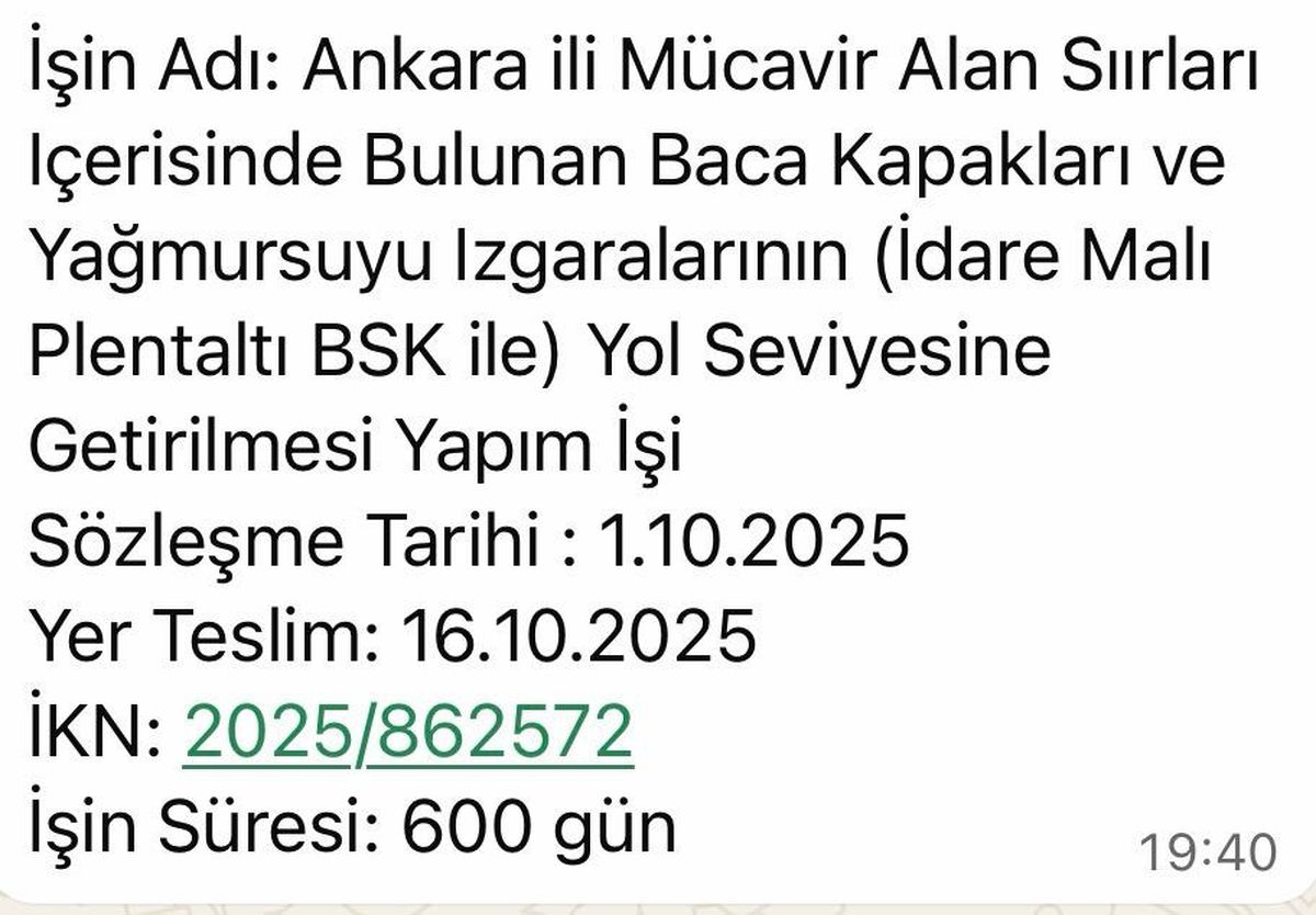 ABB'den yağmur suyu mazgalları açıklaması