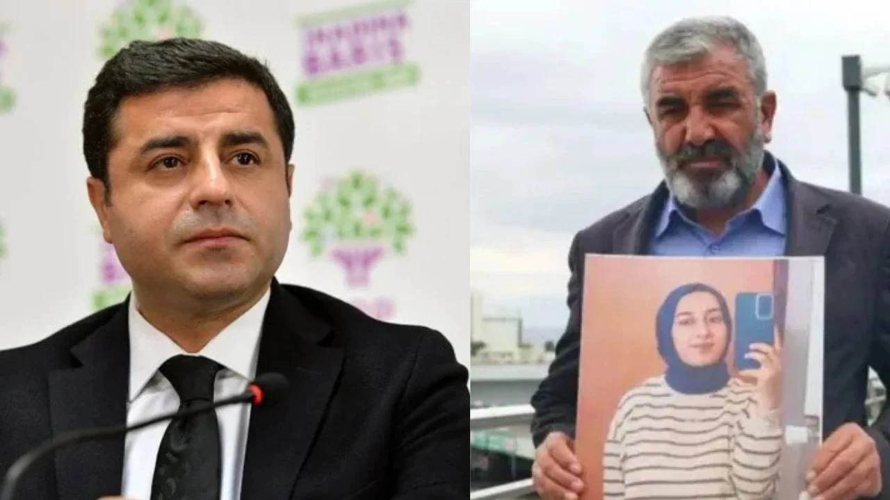 Rojin Kabaiş'in babası Selahattin Demirtaş'ı ziyaret etti