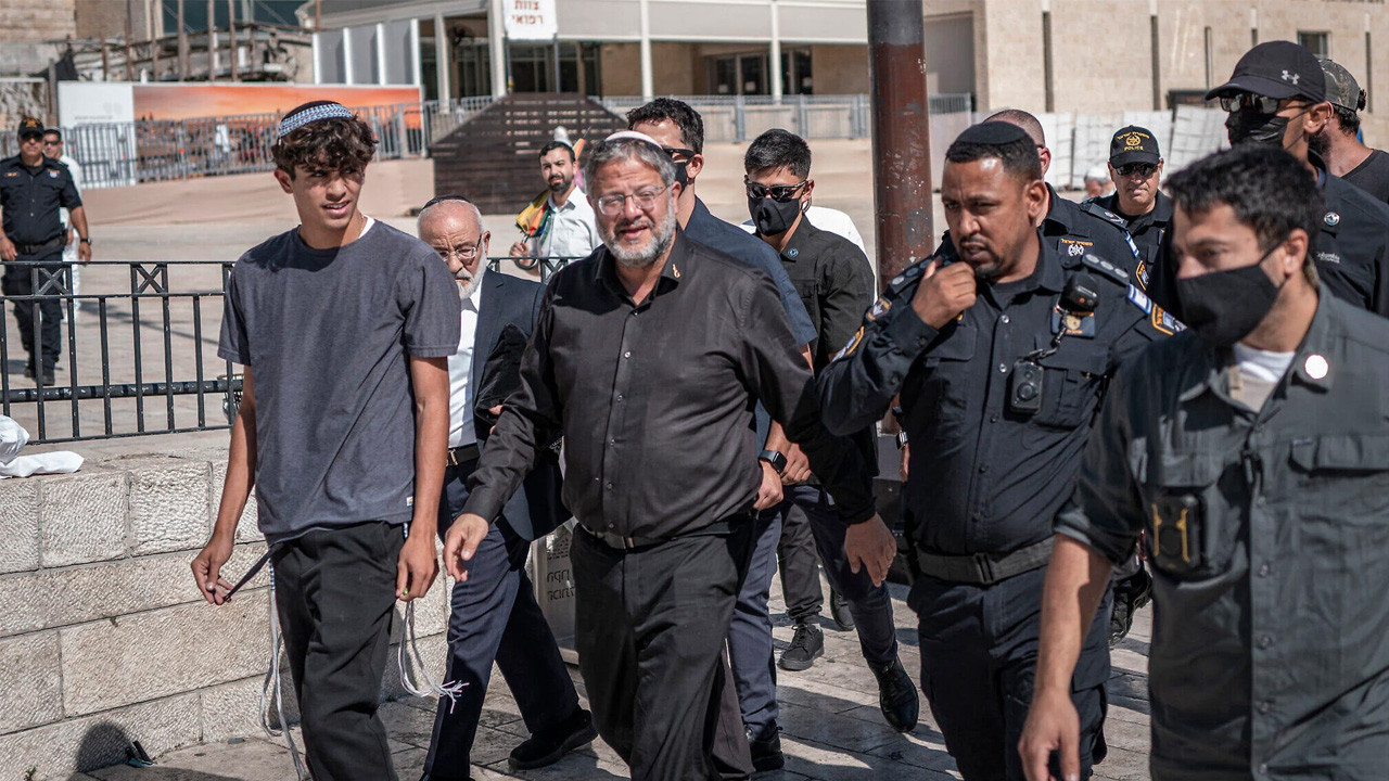 İsrail'in şahin ismi yine Mescid-i Aksa'yı bastı! Türkiye'den tepki geldi