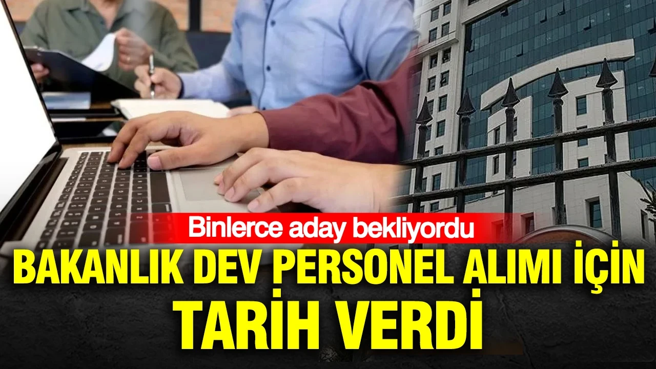 Binlerce aday bekliyordu: Tarım ve Orman Bakanlığı'ndan dev personel alımı için tarih verildi
