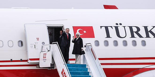 Cumhurbaşkanı Erdoğan, yurda döndü
