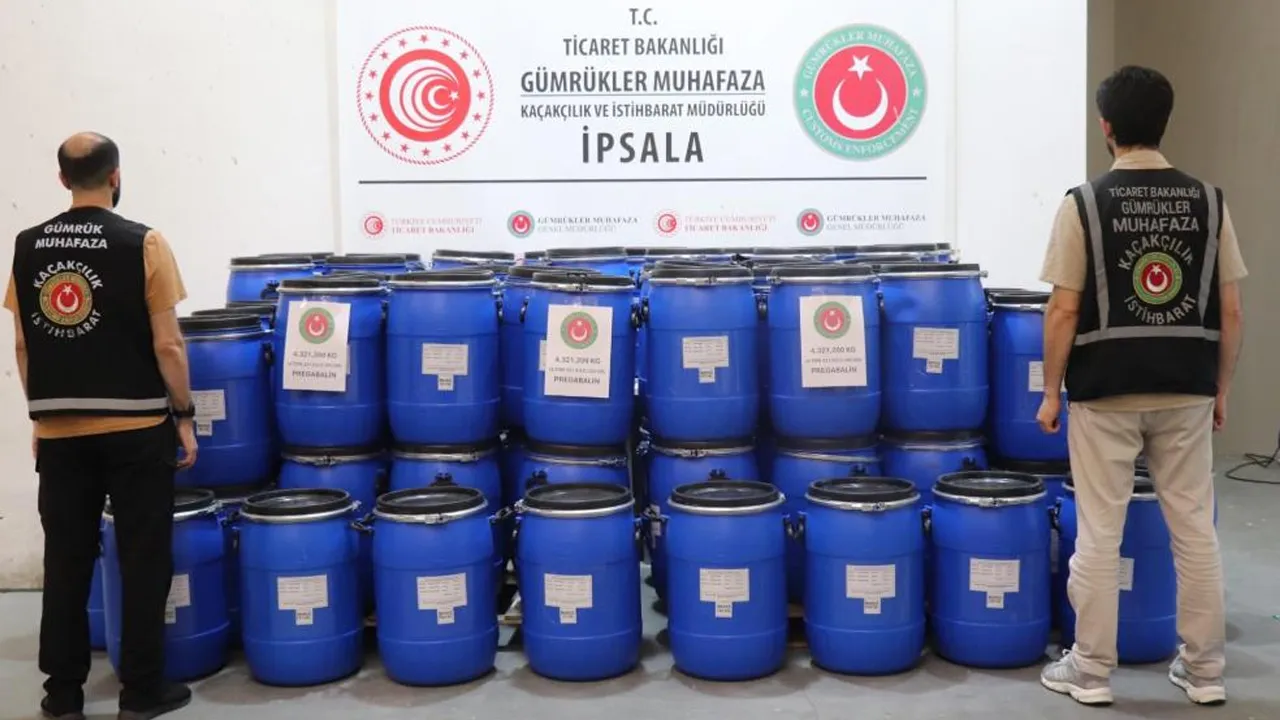 Edirne İpsala Gümrük Kapısı'nda tonlarca uyuşturucu ele geçirildi