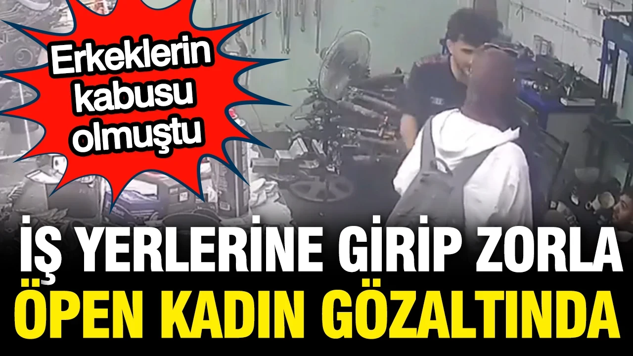 Erkekleri zorla öpen kadın gözaltına alındı