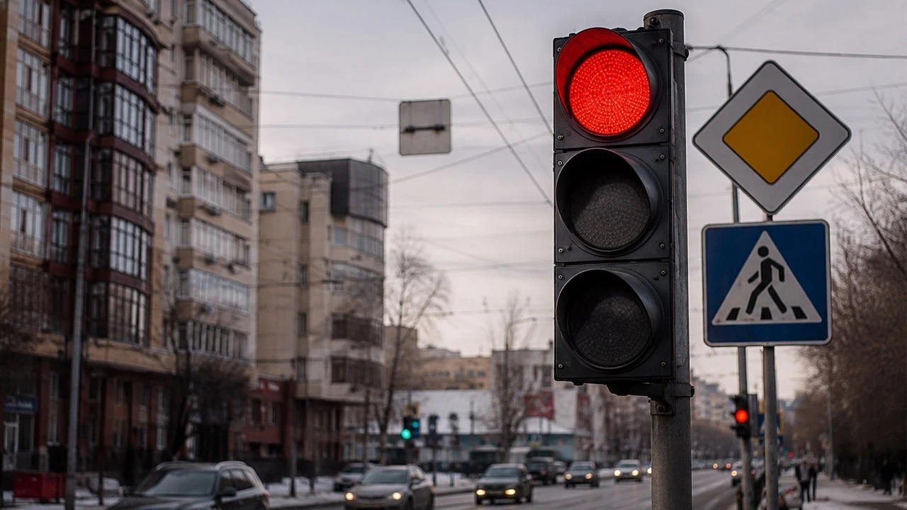 Rusya'da sabır testi gibi trafik ışığı! 5 saniye geç, 115 saniye bekle