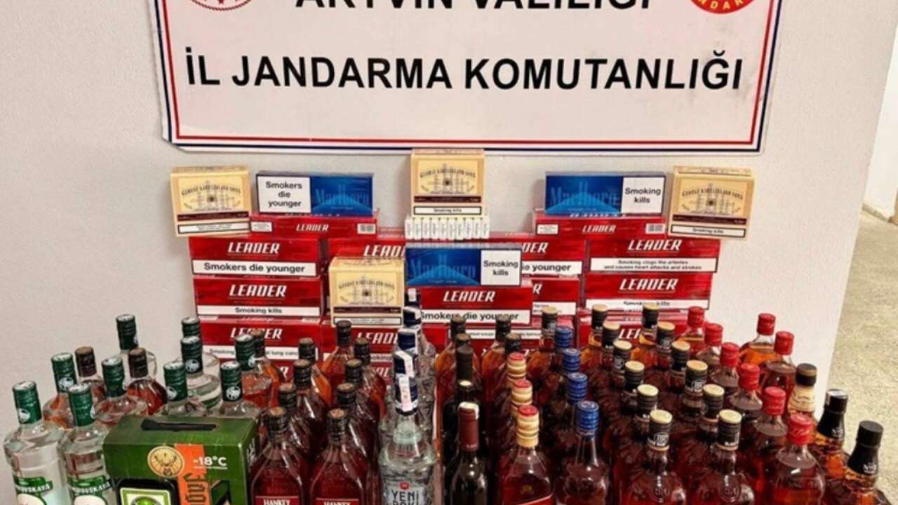 Artvin’de kaçakçılık operasyonu: 18 şüpheli hakkında işlem