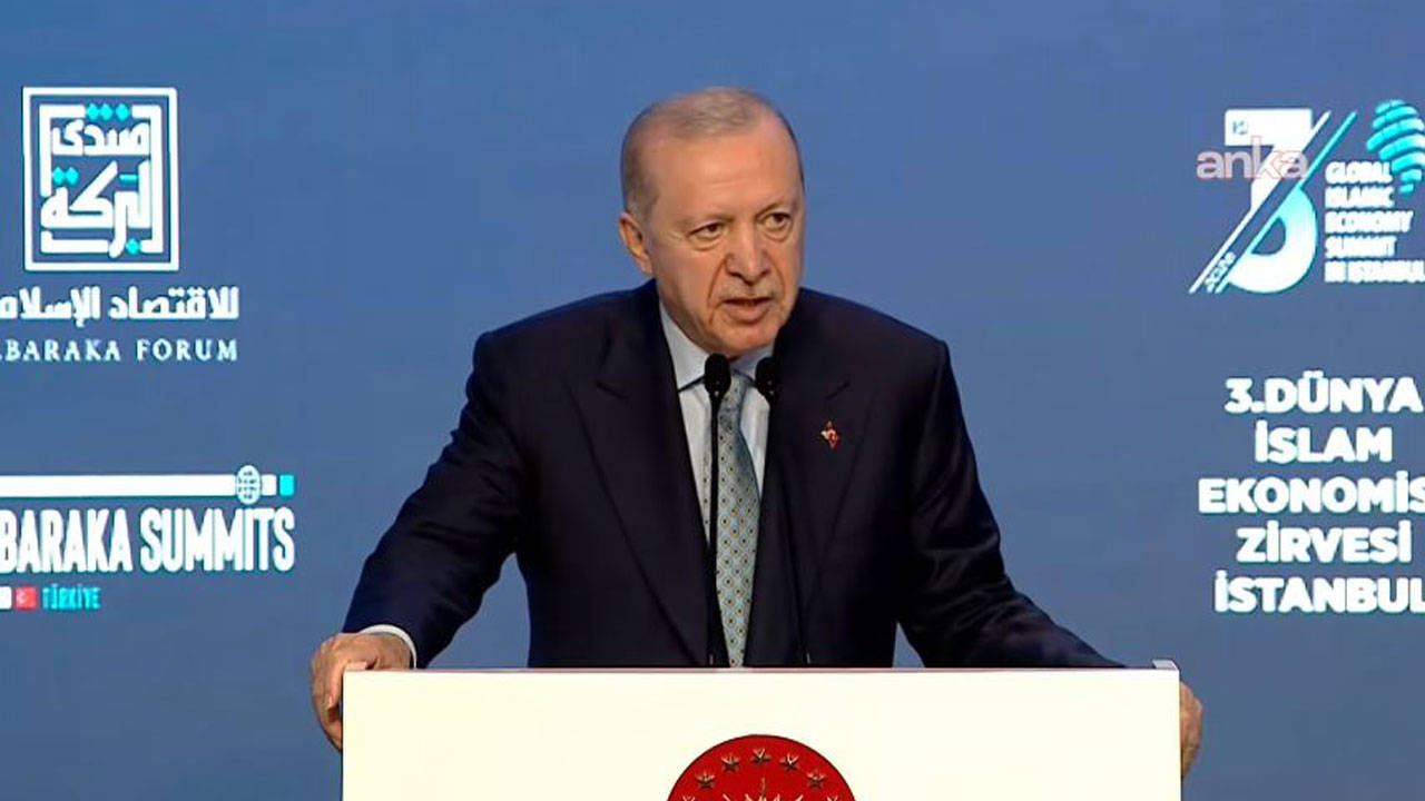 AKP'li Cumhurbaşkanı Erdoğan konuşuyor
