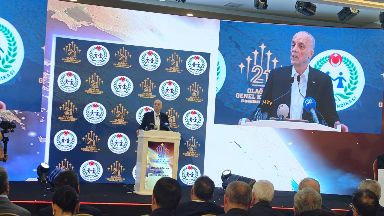 TÜRK-İŞ Başkanı Ergün Atalay: Bu ülkenin en iyi bildiği kelime kriz