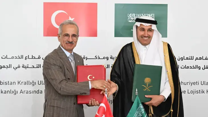 Türkiye ile Suudi Arabistan, lojistik ve demir yolu alanlarında işbirliğine gitti