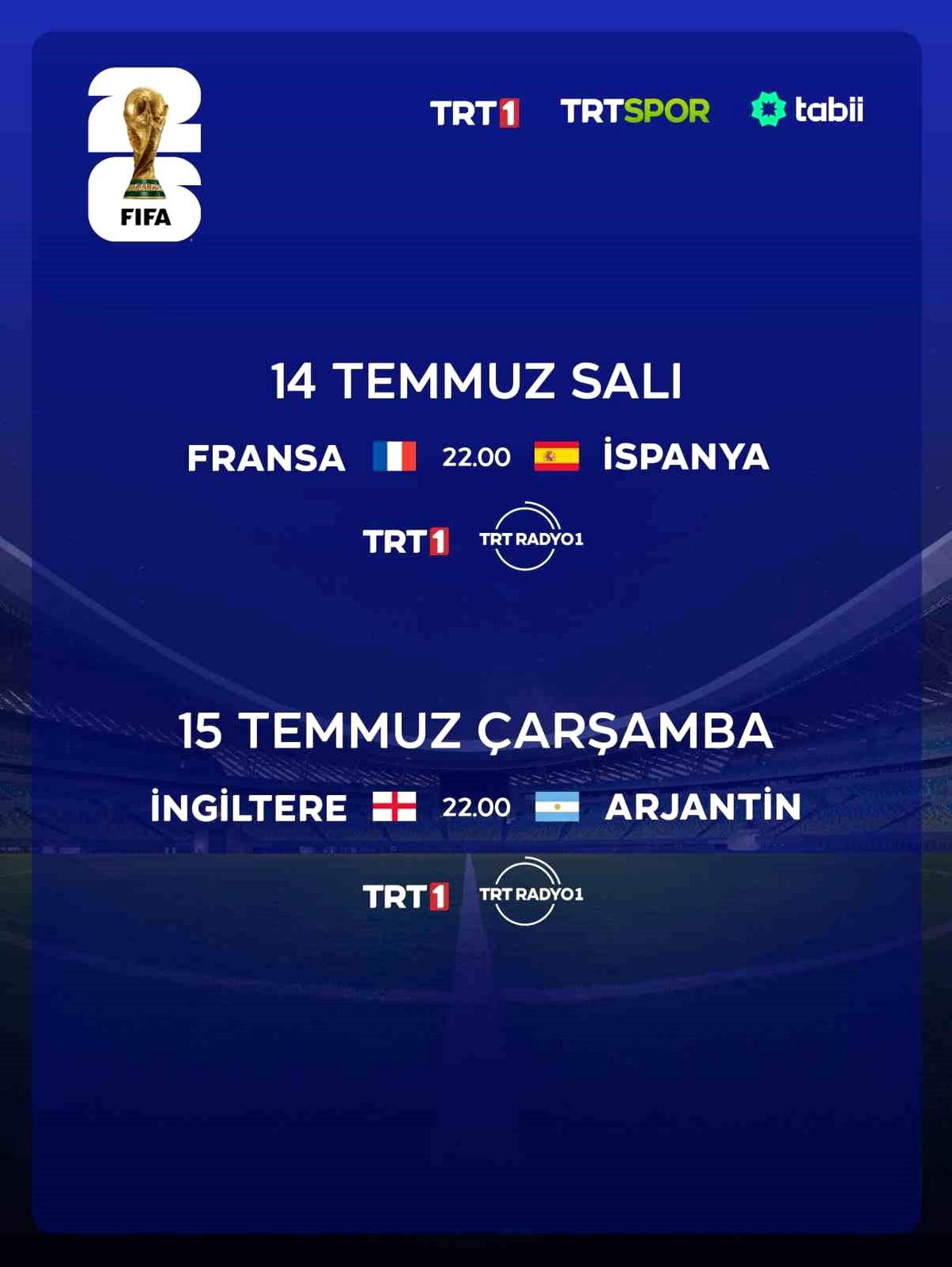 Dünya Kupası'nda yarı final maçları başlıyor