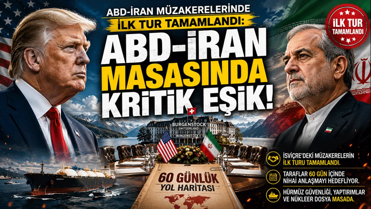 ABD-İran müzakerelerinde ilk tur tamamlandı: 60 gün içinde nihai anlaşma hedefi